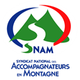 logo du syndicat national des accompagnateurs en montagne